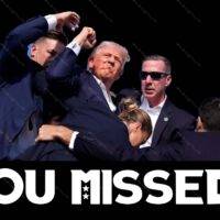 Trump Failed Assassination Attempt You Missed Metal Photo T-796