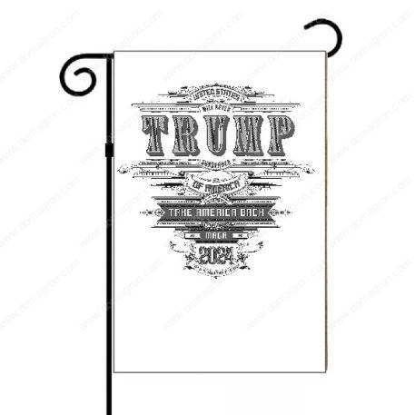 Vintage Trump Maga 2024 Garden Flag T-800