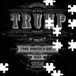 Vintage Trump Maga 2024 Puzzle T-800