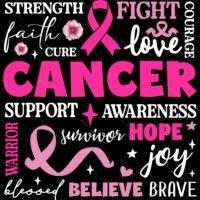 Breast Cancer Awareness Collage Direct to Film (DTF) Heat Transfer F-806