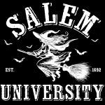 Halloween Witch Salem University Direct to Film (DTF) Heat Transfer H-801