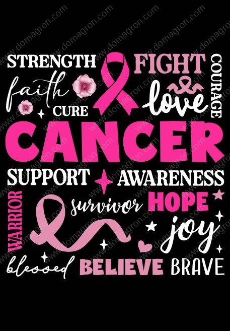 Breast Cancer Awareness Collage Metal Photo F-806