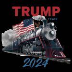 Trump Train 2024 Metal Photo T-804