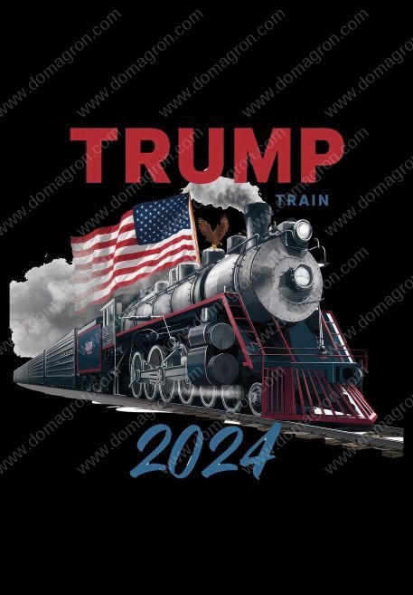 Trump Train 2024 Metal Photo T-804