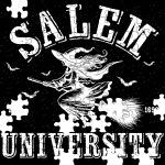 Halloween Witch Salem University Puzzle H-801