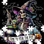 Time To Stir The Pot Halloween Puzzle H-802