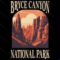 Bryce Canyon National Park Direct to Film (DTF) Heat Transfer K-827