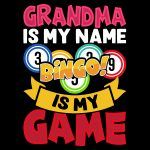 Grandma Is My Name Bingo Is My Game Direct to Film (DTF) Heat Transfer S-812