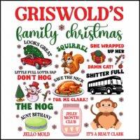 Griswold Family Christmas Collage Direct to Film (DTF) Heat Transfer H-825