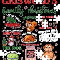 Griswold Family Christmas Collage Jigsaw Puzzle H-825