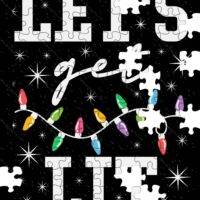 Let's Get Lit Sarcastic Christmas Jigsaw Puzzle S-828