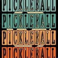 Vintage Pickleball Metal Photo F-816