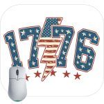 Vintage 1776 Patriotic Mouse Pad U-813