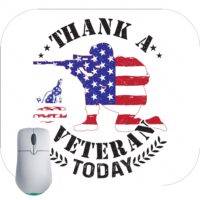 Thank A Veteran Today Mouse Pad U-815