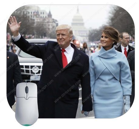 Donald Trump and Melania Trump Walking Mouse Pad