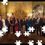 Trump Family Photo at Mar-a-Lago with Elon Musk on Election Night Puzzle T-836