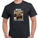 Trump MAHA Starts Tomorrow McDonalds Meal on Trump Force One Shirt T-845