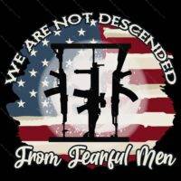 We Are Not Descended From Fearful Men Metal Photo U-847