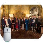 Trump Family Photo at Mar-a-Lago with Elon Musk on Election Night Mouse Pad T-836