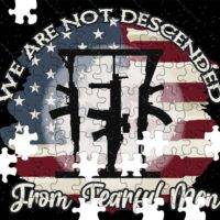 We Are Not Descended From Fearful Men Jigsaw Puzzle U-847