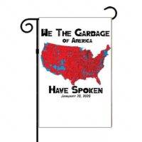 We the Garbage Trump Inauguration Garden Flag T-835