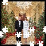 Trump Christmas With Donald and Melania Trump Puzzle