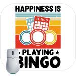 Happiness Is Playing Bingo Mouse Pad S-850