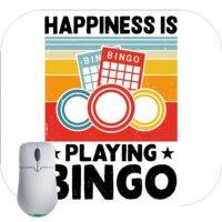 Happiness Is Playing Bingo Mouse Pad S-850