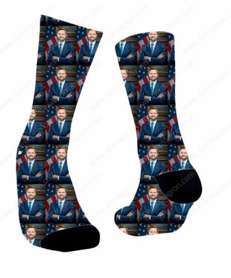 JD Vance 2024 Vice President Photo Socks