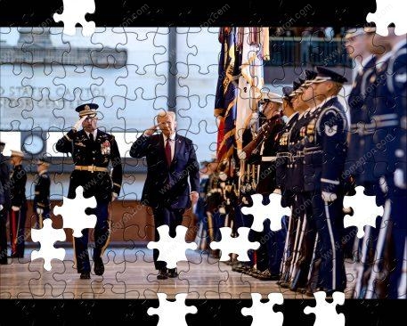 Military Visit During Trump's 2024 Inauguration Puzzle