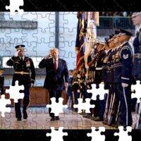 Military Visit During Trump's 2024 Inauguration Jigsaw Puzzle