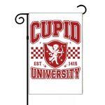 Cupid University Valentine's Garden Flag H-880