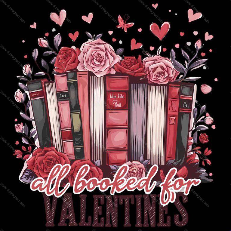All Booked For Valentine's Day Direct to Film (DTF) Heat Transfer H-874