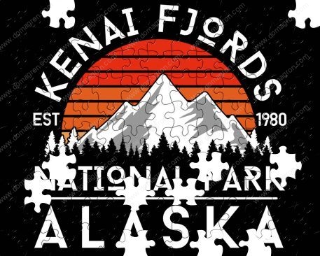 Kenai Fjords National Park Alaska Puzzle K-867