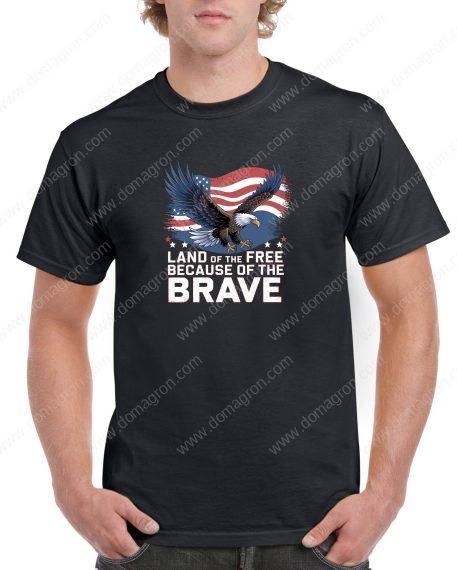 Land Of The Free Because Of The Brave  Shirt U-873