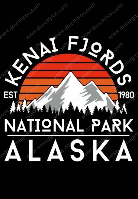 Kenai Fjords National Park Alaska Metal Photo K-867