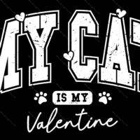 My Cat Is My Valentine Metal Photo H-872