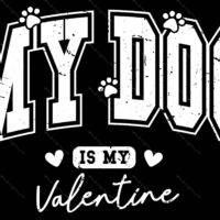 My Dog Is My Valentine Metal Photo H-861