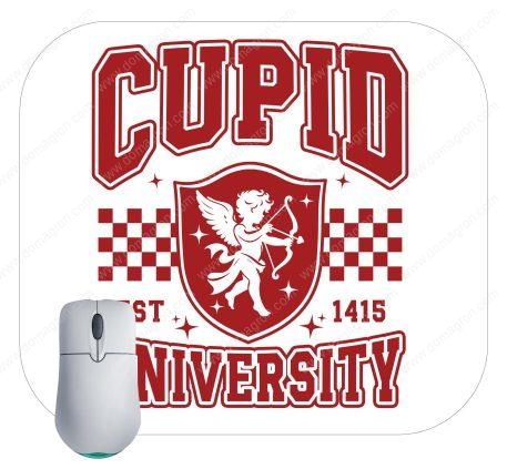 Cupid University Valentine's Mouse Pad H-880