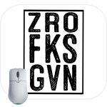 Zro Fks Gvn Mouse Pad S-878