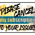 Please Cancel My Subscription To Your Issues Sarcastic License Plate S-859