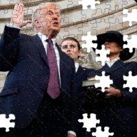 Donald Trump Taking His 2024 Presidential Oath Jigsaw Puzzle