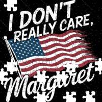 I Don't Really Care Margaret JD Vance Quote Jigsaw Puzzle P-890