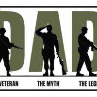 Dad The Veteran The Myth The Legend License Plate U-893