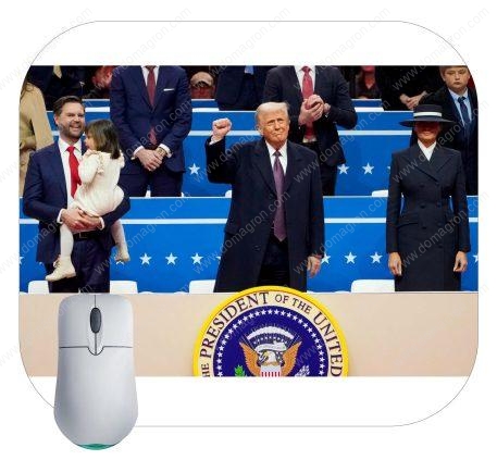 Trump and Vance at Inauguration Celebration Mouse Pad