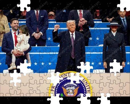 Trump and Vance at Inauguration Celebration Puzzle