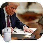 Trump Signing Day 1 Executive Order Mouse Pad