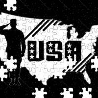 Saluting Soldier USA Jigsaw Puzzle U-889