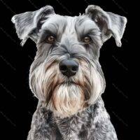 Miniature Schnauzer Dog Lover Metal Photo D-902