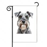 Miniature Schnauzer Dog Lover Garden Flag D-902